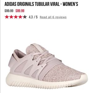 Adidas Women’s size 9 Tubular Viral shoes